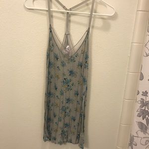 Simple floral tank